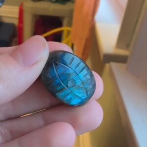 Blue Labradorite Carved Stone